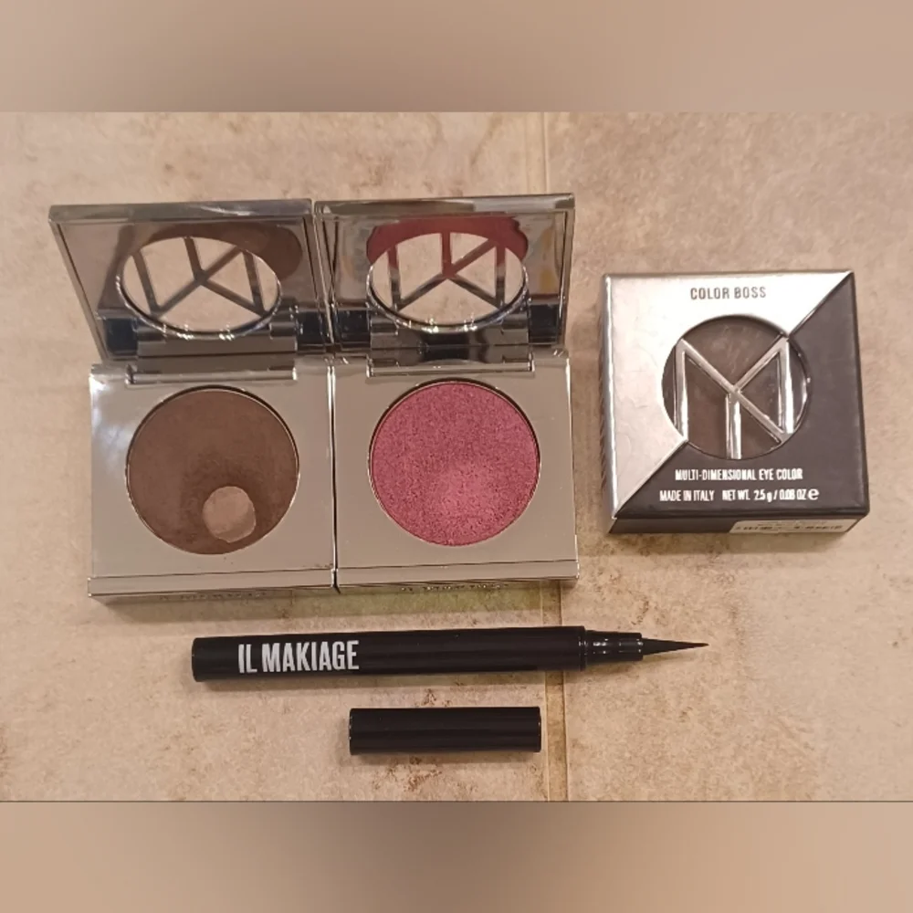 🟤Il Makiage Color Boss Eye Shadows & 1 Inkliner 2 No Bullsh*t ☆ 1 Show-Stopper - Picture 3 of 10